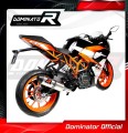 RC 390 EXHAUST KTM Muffler Auspuff Sportauspuff Silencer Echappement Silencieux Scarico Scarichi Escape Wydech Tłumik Carbon Tip HP3 2017 - 2018 Dominator 2