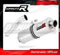 escape silenciador DOMINATOR oval compatible con la motocicleta Yamaha XT 660 Z TENERE 2008  2016 2
