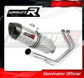 sistema de escape completo con silenciador DOMINATOR Full System HP1 compatible con la motocicleta Kawasaki NINJA 650 2017  2022 2
