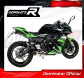 sistema de escape completo con silenciador DOMINATOR Full System HP1 compatible con la motocicleta Kawasaki NINJA 650 2017  2022 3