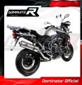 escape silenciador DOMINATOR oval compatible con la motocicleta Triumph TIGER EXPLORER 1200 2012  2015 3