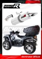 escape silenciador DOMINATOR redondo compatible con la motocicleta Cf moto X8 Terralander 800 V Twin 2012  2016
