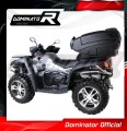 escape silenciador DOMINATOR redondo compatible con la motocicleta Cf moto X8 Terralander 800 V Twin 2012  2016 2