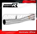 decat silenciador central DOMINATOR Mid Pipe compatible con la motocicleta Ninja H2 SX 2018  2020