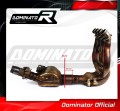 decat mid muffler DOMINATOR Mid Pipe fits to Ninja H2 SX 2018  2020 2
