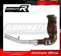 decat silenciador central DOMINATOR Mid Pipe compatible con la motocicleta Ninja H2 SX 2018  2020 6
