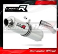 escape silenciador DOMINATOR homologado redondo compatible con la motocicleta CB 600F HORNET 2007  2013