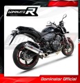 escape silenciador DOMINATOR homologado redondo compatible con la motocicleta CB 600F HORNET 2007  2013 2