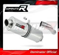 escape silenciador DOMINATOR homologado OVAL compatible con la motocicleta CB 600F HORNET 2007  2013
