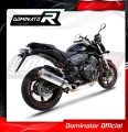 escape silenciador DOMINATOR homologado OVAL compatible con la motocicleta CB 600F HORNET 2007  2013 2