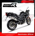 escape silenciador DOMINATOR redondo compatible con la motocicleta Triumph TIGER 800 XC XR 2015  2017 4