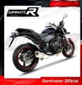 decat silenciador central DOMINATOR Mid Pipe compatible con la motocicleta CB 600F HORNET PC41 2007  2013 8