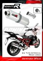 escape silenciador DOMINATOR homologado OVAL compatible con la motocicleta R1200R 2015  2018 3