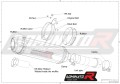 exhaust muffler DOMINATOR homologated road legal HP1 fits to R1200R 2015  2018 5