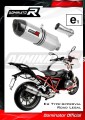 R1200RS EXHAUST BMW Homologated EC Type approval  Street legal Approval Certificate Muffler Auspuff Sportauspuff Silencer Echappement Silencieux Scarico Scarichi Escape Wydech Tłumik HP1 Carbon 2015 - 2018 Dominator