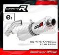 escape silenciador DOMINATOR homologado redondo compatible con la motocicleta R1200R 2006  2009 2