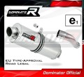exhaust muffler DOMINATOR homologated road legal oval fits the motorcycle CBR 600 F 2011   2015