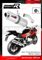 exhaust muffler DOMINATOR homologated road legal OVAL fits to S1000RR 2015  2016 3
