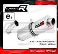 exhaust muffler DOMINATOR homologated road legal OVAL fits to F650GS 2008  2012