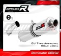 F800R Exhaust BMW Homologated EC Type approval  Street legal Approval Certificate Muffler Auspuff Sportauspuff Silencer Echappement Silencieux Scarico Scarichi Escape Wydech Tłumik ROUND 2009 - 2019 Dominator