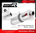 exhaust muffler DOMINATOR homologated road legal OVAL fits to F800ST 2006  2012