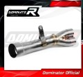 decat mid muffler DOMINATOR Mid Pipe fits to CBR 1000RR 2017  2024 2