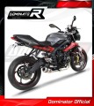 escape silenciador DOMINATOR GP compatible con la motocicleta Triumph STREET TRIPLE 675 R / S / RS 2013  2016 3