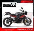 escape silenciador DOMINATOR GP compatible con la motocicleta Triumph STREET TRIPLE 675 R / S / RS 2013  2016 4
