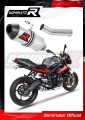 escape silenciador DOMINATOR HP3 compatible con la motocicleta Triumph STREET TRIPLE 675 R / S / RS 2013  2016