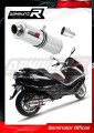 escape silenciador DOMINATOR redondo compatible con la motocicleta Piaggio X10 125 2012  2016