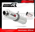 escape silenciador DOMINATOR redondo compatible con la motocicleta Piaggio X10 125 2012  2016 2