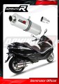 escape silenciador DOMINATOR oval compatible con la motocicleta Piaggio X10 125 2012  2016