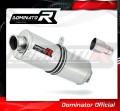 escape silenciador DOMINATOR oval compatible con la motocicleta Piaggio X10 125 2012  2016 2