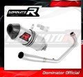 sistema de escape completo con silenciador DOMINATOR Full System HP3 compatible con la motocicleta Honda CB 125 R 2018  2020 2