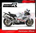 escape silenciador DOMINATOR redondo compatible con la motocicleta Honda VTR 1000 SP1 1998  2001 3