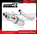 escape silenciador DOMINATOR oval compatible con la motocicleta Honda VTR 1000 SP1 1998  2001 2
