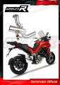 decat silenciador central DOMINATOR Mid Pipe compatible con la motocicleta Multistrada 1260 / 1260 S 2018  2020