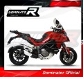 decat silenciador central DOMINATOR Mid Pipe compatible con la motocicleta Multistrada 1260 / 1260 S 2018  2020 4