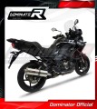 escape silenciador DOMINATOR homologado OVAL compatible con la motocicleta VERSYS 1000 2019  2024 3