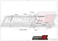escape silenciador DOMINATOR homologado OVAL compatible con la motocicleta VERSYS 1000 2019  2024 6