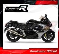 GSXR GSX 1300 R HAYABUSA EXHAUST Suzuki Muffler Auspuff Sportauspuff Silencer Echappement Silencieux Scarico Scarichi Escape Wydech Tłumik ROUND 2008 - 2019 DOMINATOR 3