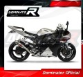escape silenciador DOMINATOR GP1 compatible con la motocicleta Yamaha YZF R1 1000 RN09 2002  2003 4