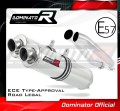 escape silenciador DOMINATOR homologado redondo compatible con la motocicleta Z1000 2003  2006