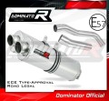 escape silenciador DOMINATOR homologado OVAL compatible con la motocicleta Z1000 2007  2009