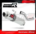 escape silenciador DOMINATOR redondo compatible con la motocicleta DR 350 1990  1999 2