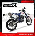 escape silenciador DOMINATOR redondo compatible con la motocicleta DR 350 1990  1999 3