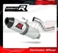 exhaust muffler DOMINATOR MX2 fits the motorcycle Suzuki DR 350 1990   1999 2