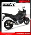 exhaust muffler DOMINATOR ROUND fits to Honda NC 700 / 750 S 2012  2020 2