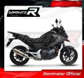 escape silenciador DOMINATOR oval compatible con la motocicleta Honda NC 700 / 750 S 2012  2020 4
