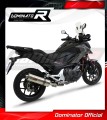escape silenciador DOMINATOR oval compatible con la motocicleta Honda NC 700 / 750 X 2012  2020 3